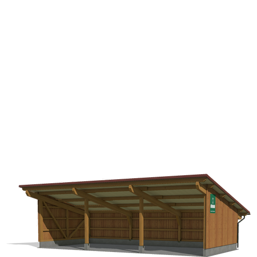 Store Item Hoermann Garage Wood Roof